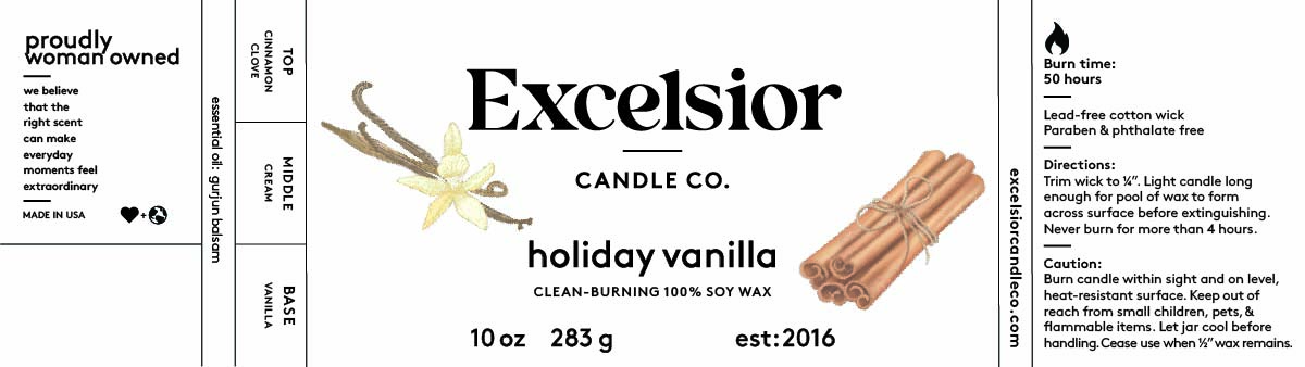 Holiday Vanilla Soy Candle