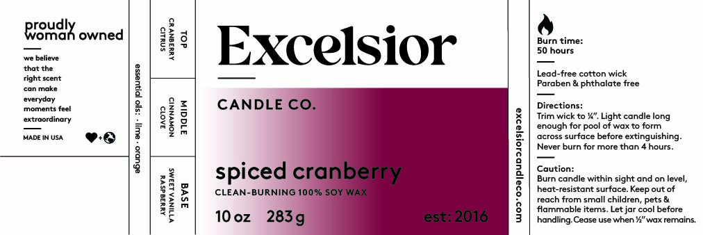 Spiced Cranberry Soy Candle