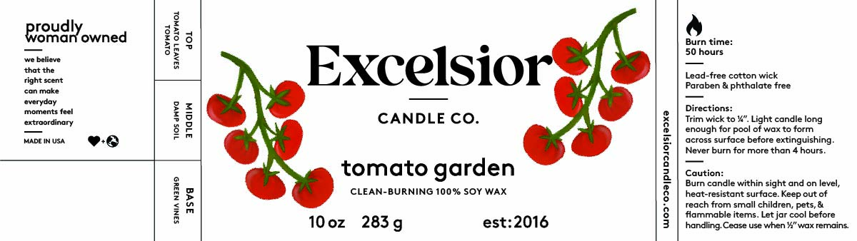 Tomato Garden Soy Candle