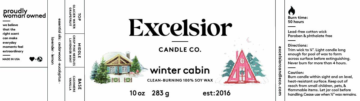 Winter Cabin Soy Candle